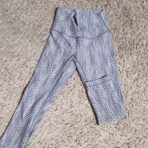 Gray Patterned Women's Leggings